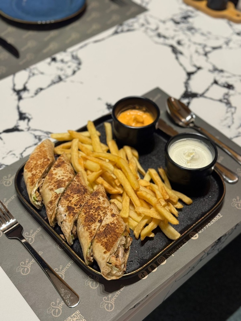 عربي شاورما دجاج  - صحن