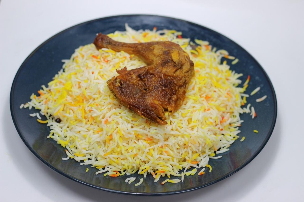 ربع دجاج بريانى