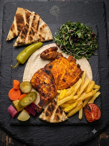 نص دجاح مشوي بالعظم